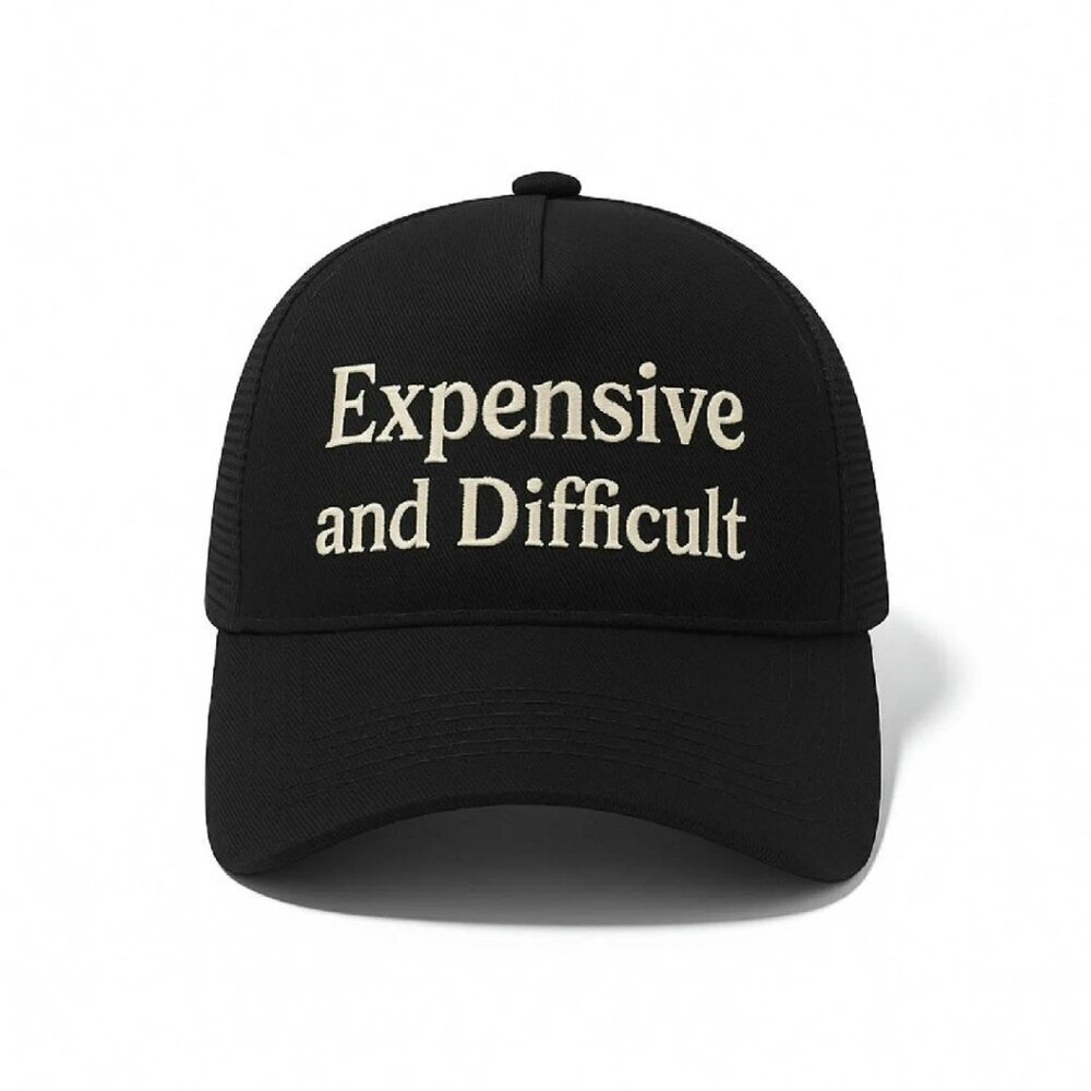 Funny Women's Trucker Hat 3D Embroidery Adjustable Mesh Snapback